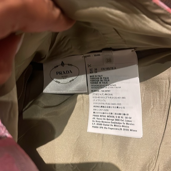 PRADA Pink Metallic Strapless Bustier Top NWT - Picture 6 of 8